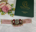 Ruhani choker-red and pink colour image 0