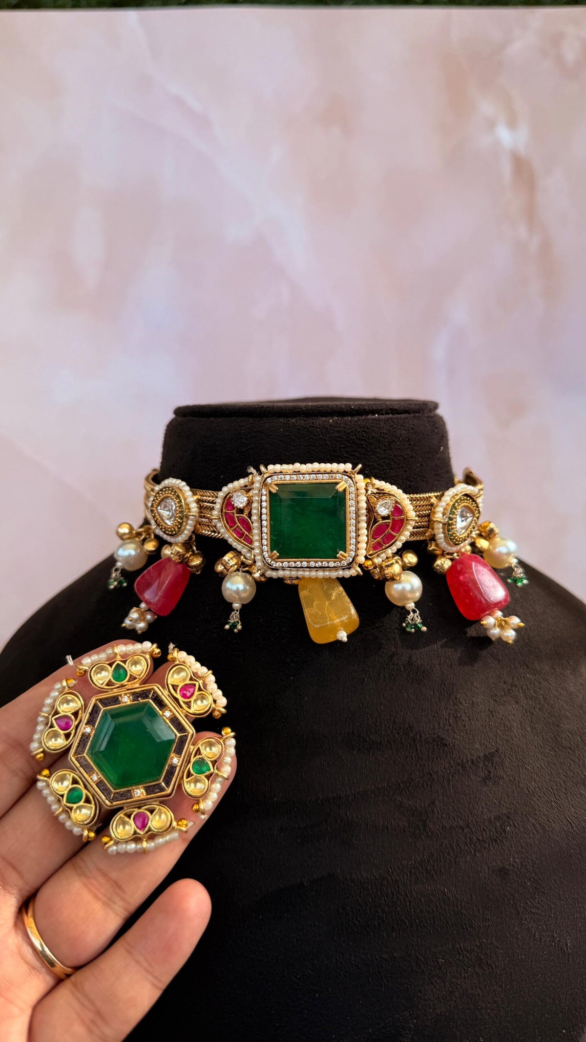 Sidya Choker with studs image 2