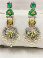 Amaya earrings 1.0 - Green image