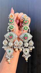 Sonakshi 1.0 Silver jhumka image 1