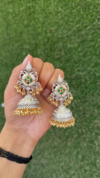 Pihu jhumki - silver image 0