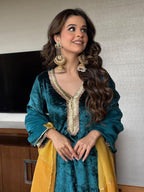 Ruhi Earrings-light green colour image 2