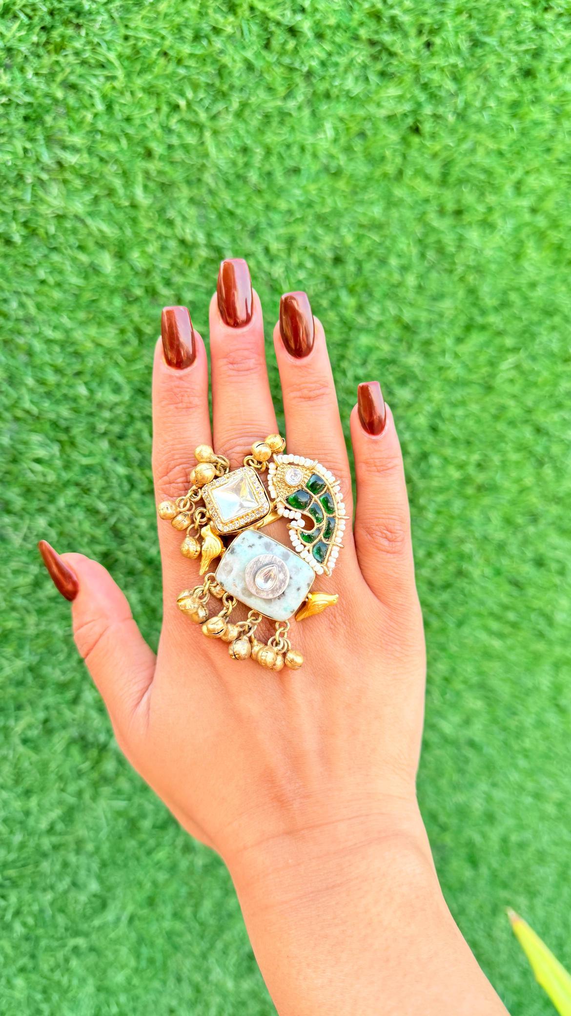 Mukti ring - Green image 0
