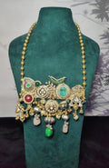 Radha neckpiece -light green colour image 0