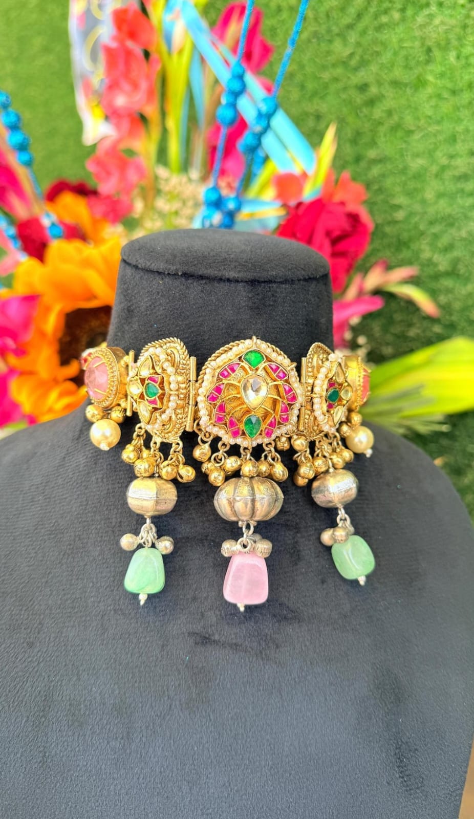 Mahira choker - Pink image