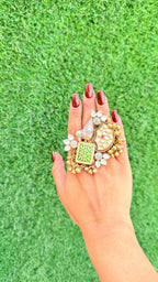 Riya ring - Green image 1