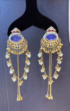 Kashish Earrings - Purple image