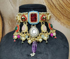Mayuri choker - red image 2