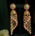 Swati Earrings- pink colour image 0