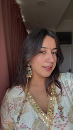Dejhoor earrings - dark green image 5