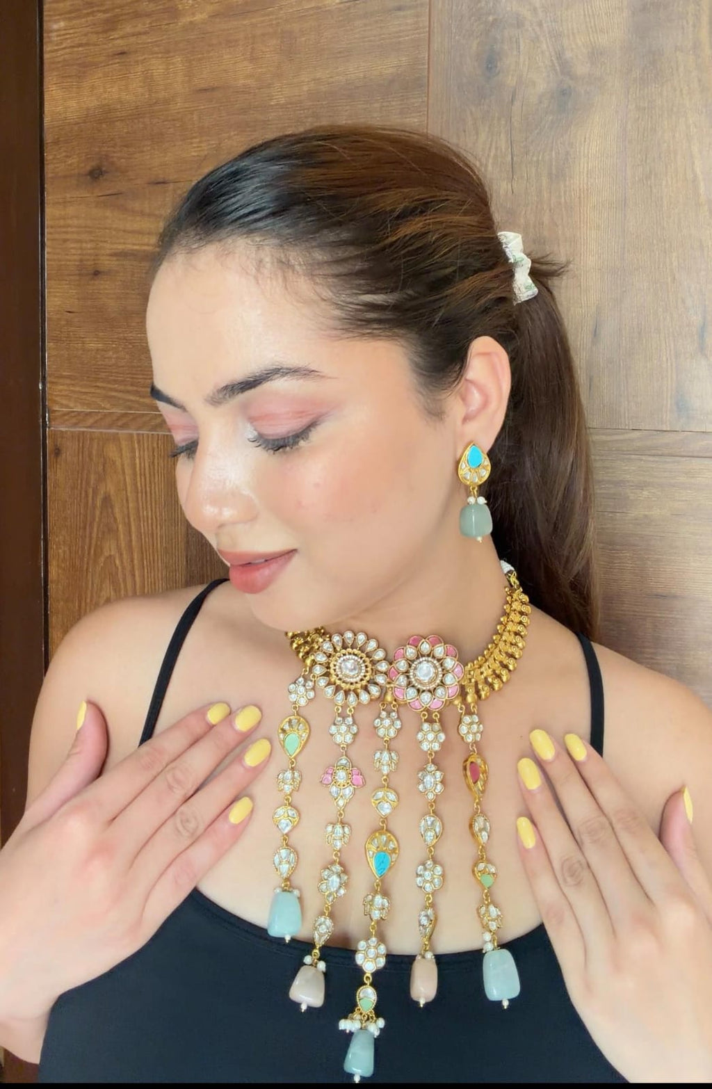 Sahar Neckpiece- Waterfall