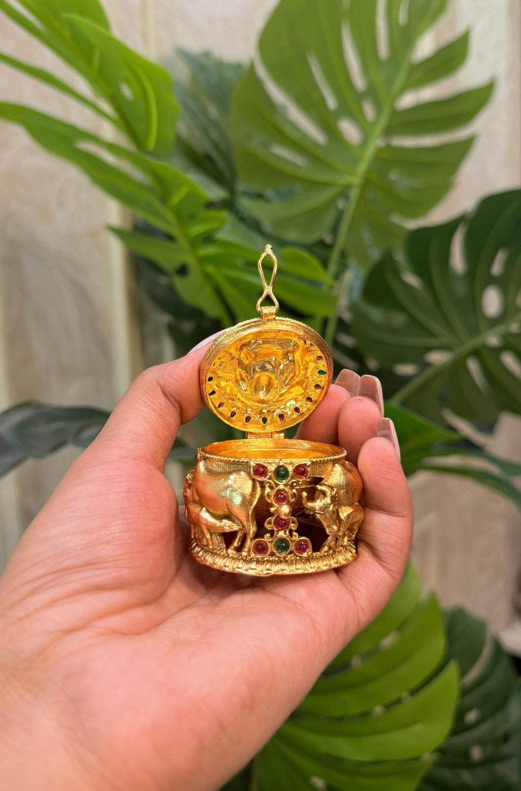 Laxmi Temple Sindoor Box