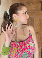 Aaiza Jhumka- Yellow
