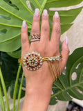Inaya hathphool- Pink and Green