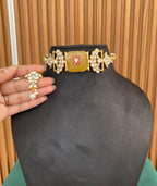 Safa Neckpiece set- Yellow