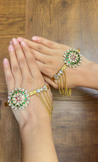 Inaya hathphool- Green