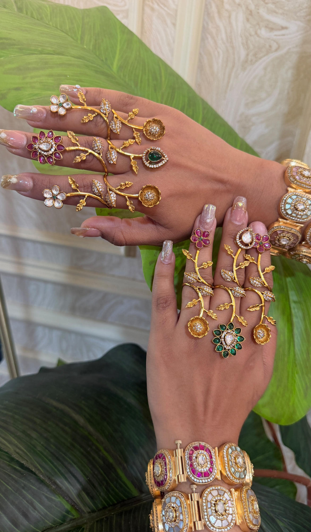 Myra- 3 finger ring