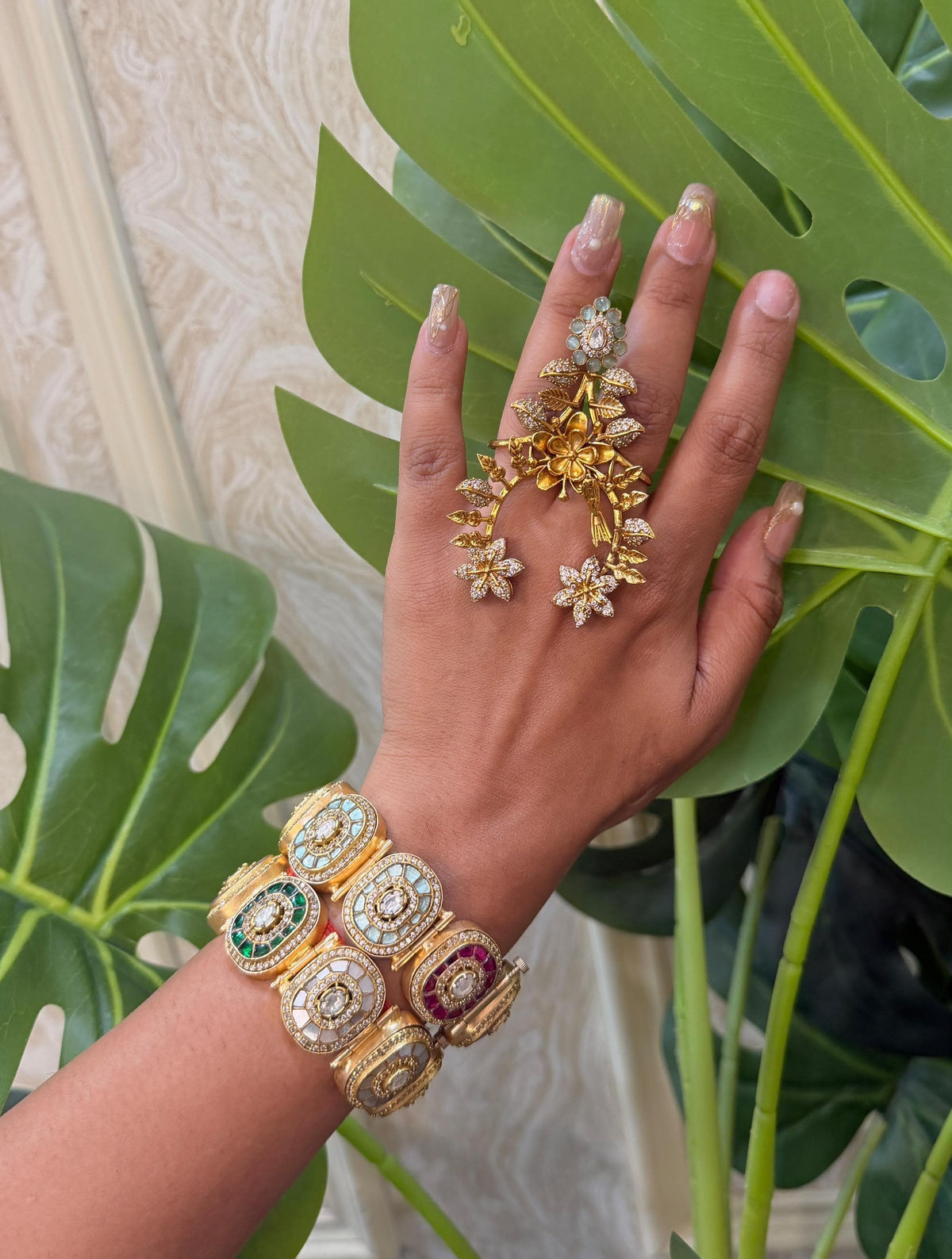 Myra- 2 Finger Ring