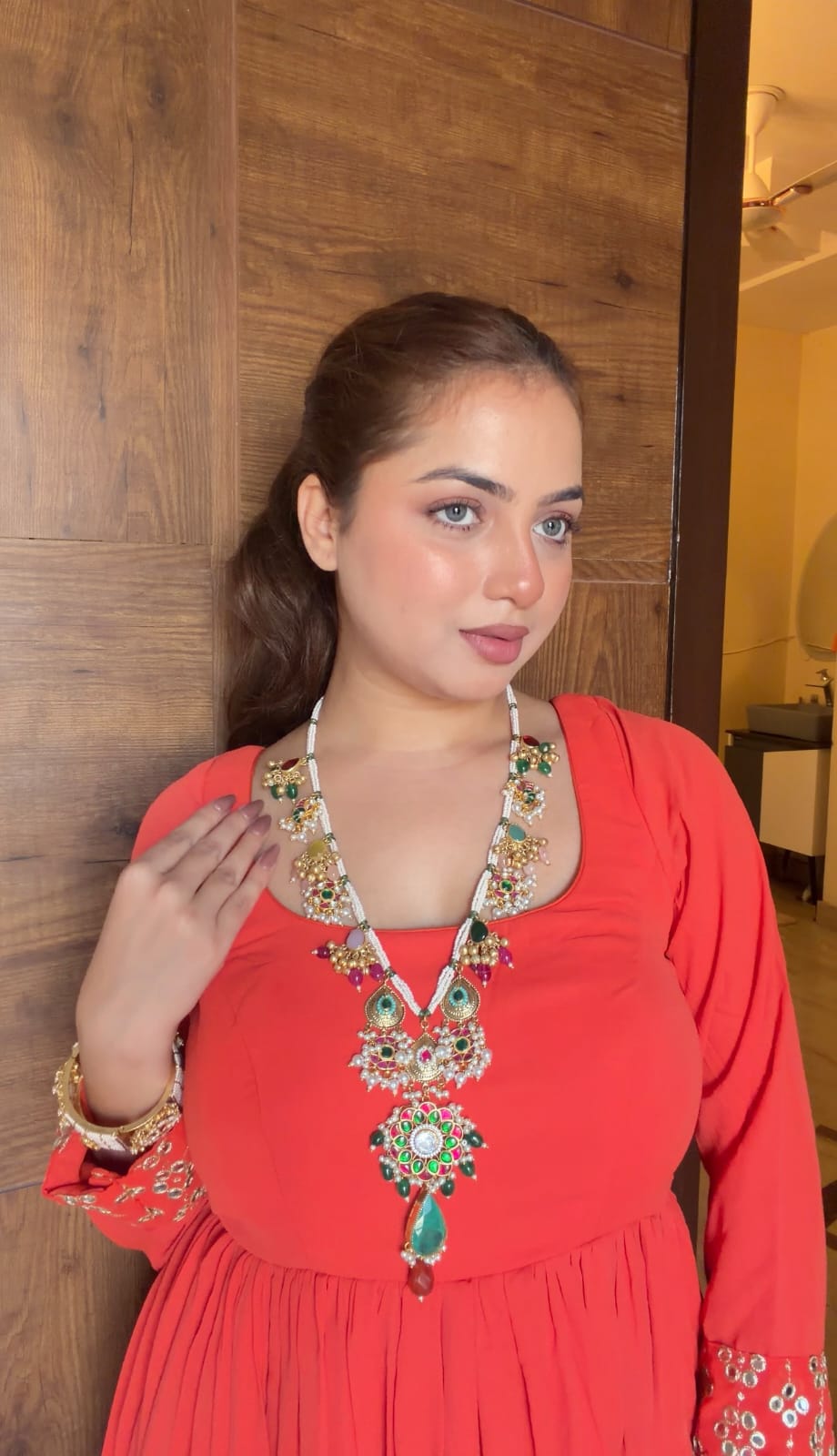 Gungun neckpiece- Karwachauth Edit