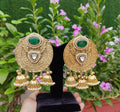 Gauhar Earrings - Dark Green image