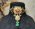 Ishani choker - blue image 0