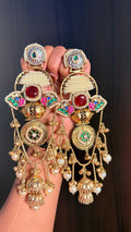Anika earrings - red image 0