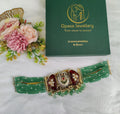 Ruhani choker-red and light green colour image 0