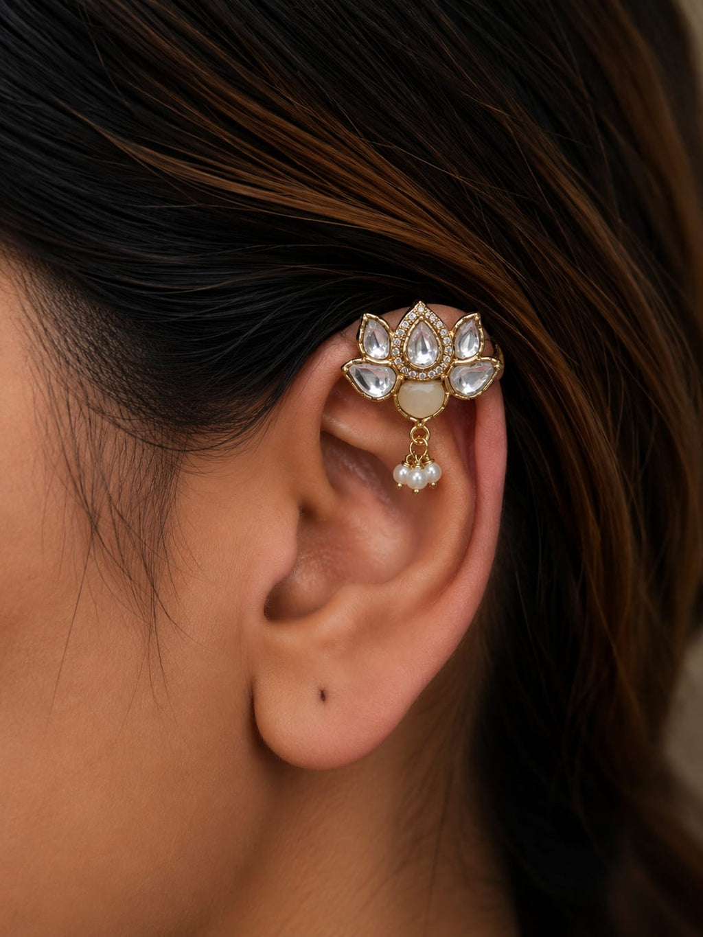 Phoolwati earcuffs- 2 in 1 image 0