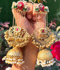 Ruhi Earrings-red colour image 0