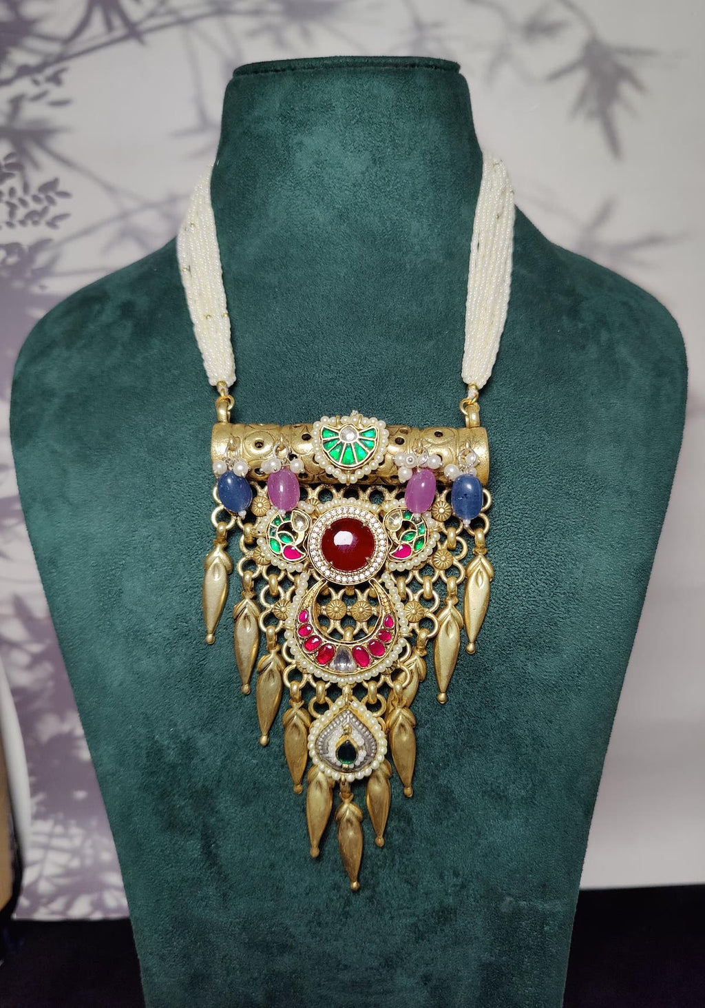 Dhanush pendant - Red image 2
