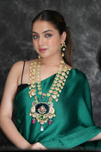 Maharani double layered blue long haar image 8
