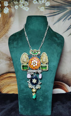 simran pendant -silver image 2