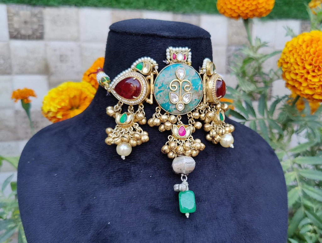 Deeksha choker - red image 1