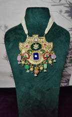 Dhwani pendant- blue colour image 1