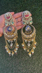 Soha Earrings - Purple image