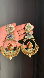 Noorjahan Earrings - Red image