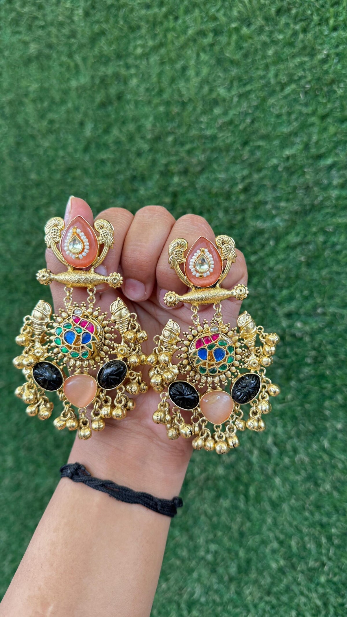 Ridhi Earrings-brown colour image 0