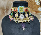 Mayuri choker - yellow image 0