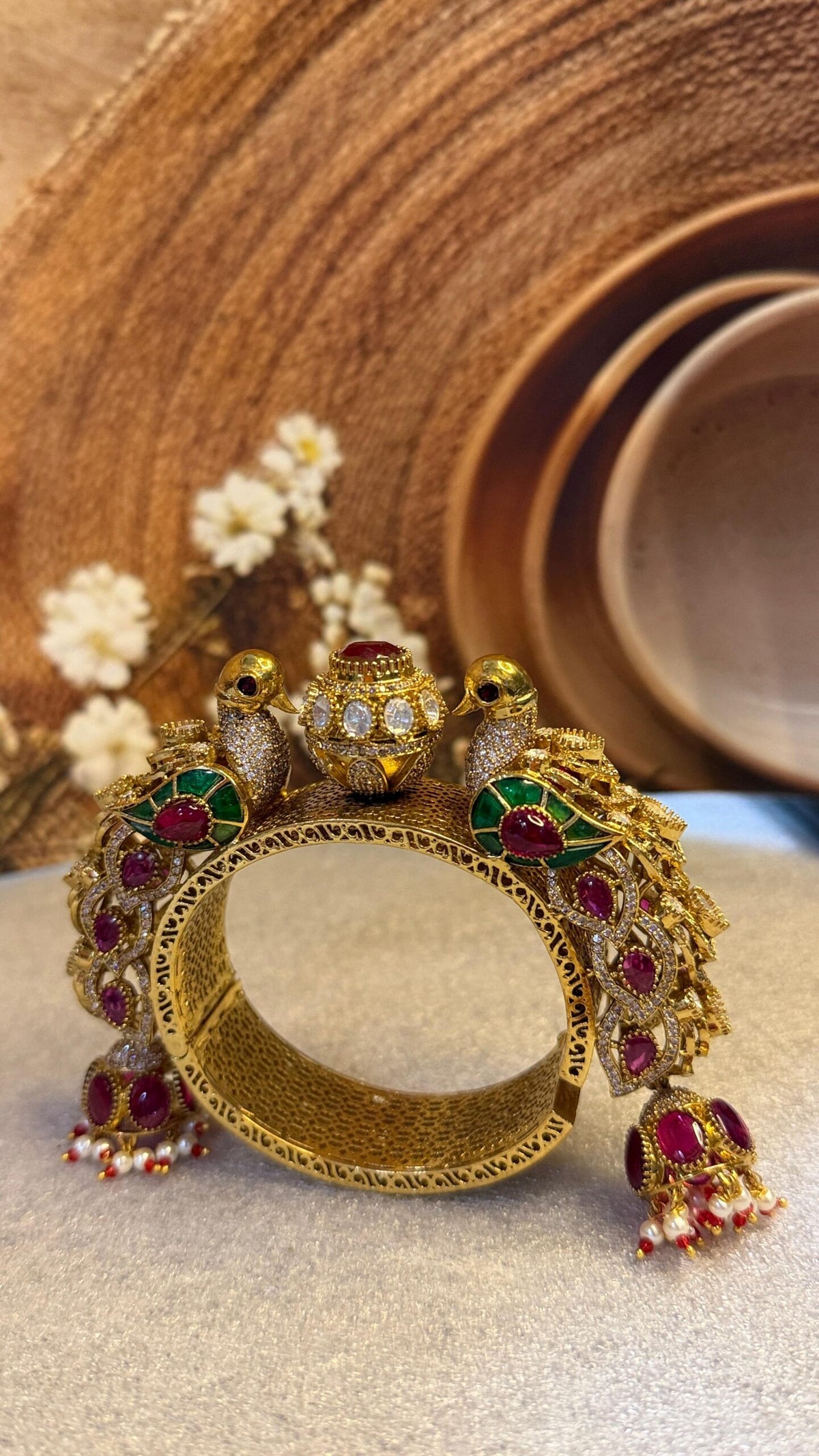 Lakshmi Peacock kada- multicolour image 0