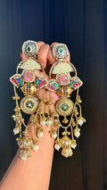 Anika earrings - pink image 0