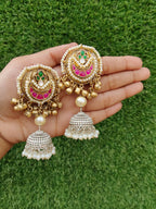 Small dual tone jhumki image 3