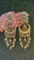 Soha Earrings - Beige image