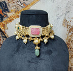 Isha choker - pink image 2