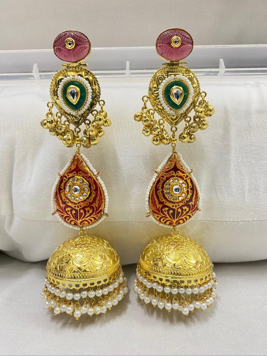 Amaya earrings - Red image