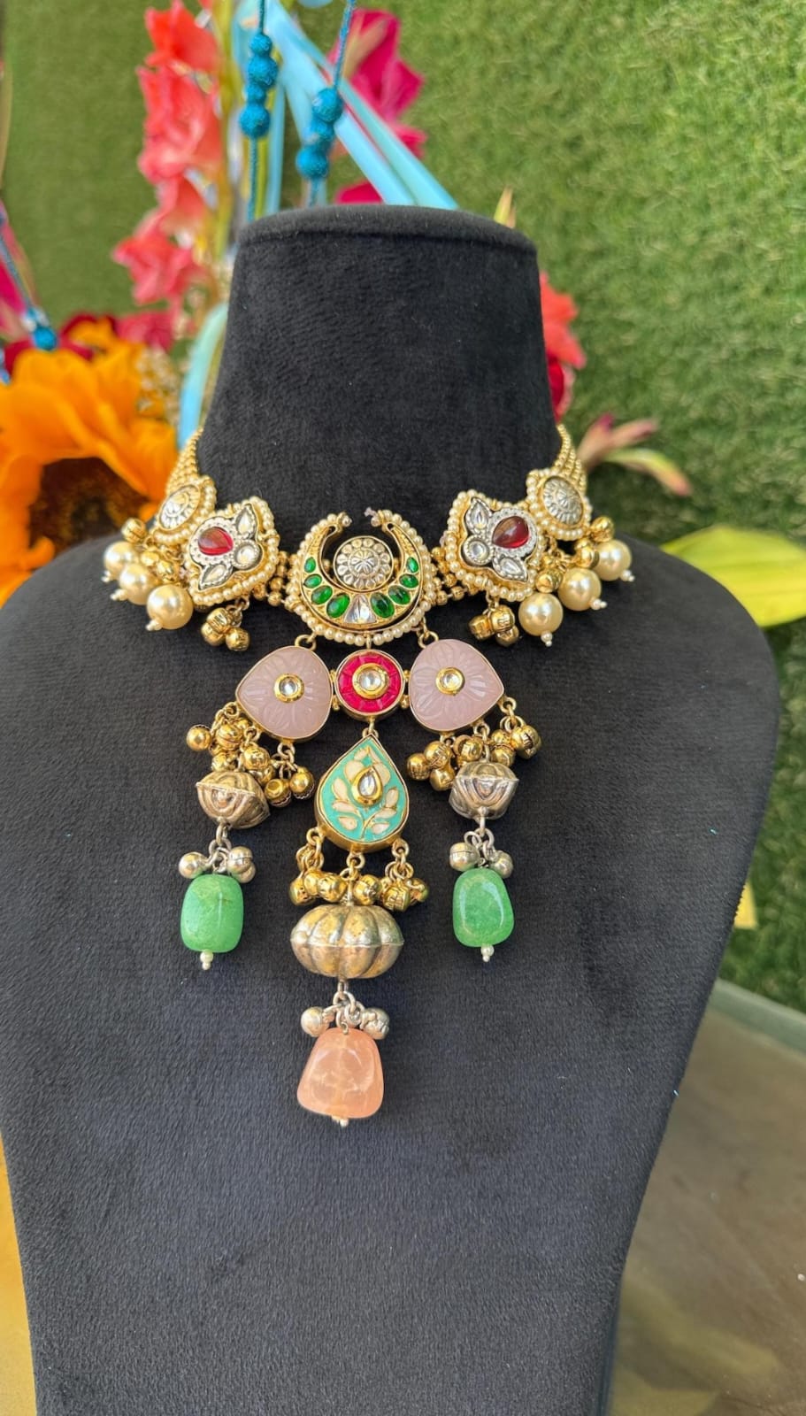Chand Choker - Pink image
