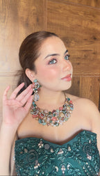 Baguette Neckpiece- Royal edit