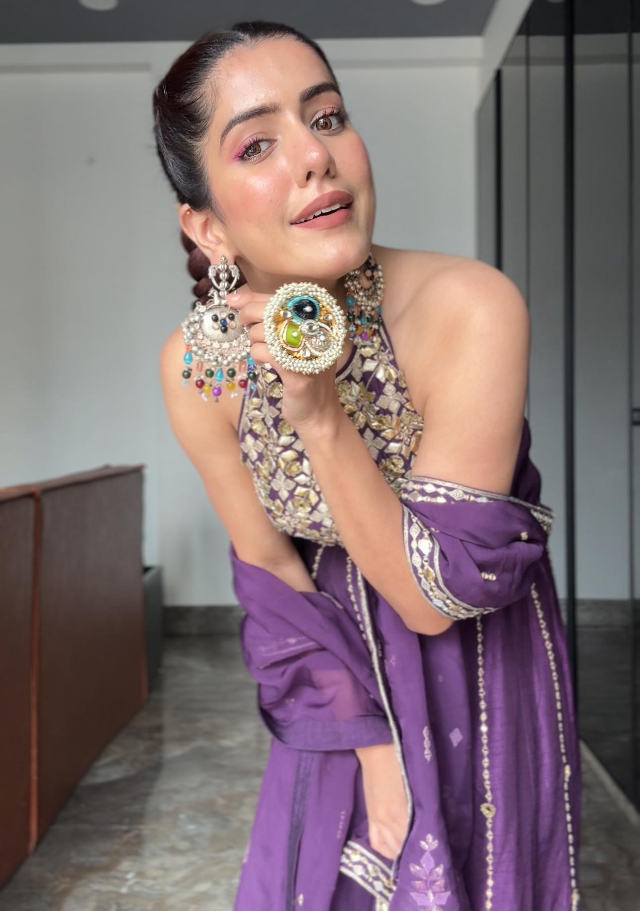 Afghani Jhumka- multicolour