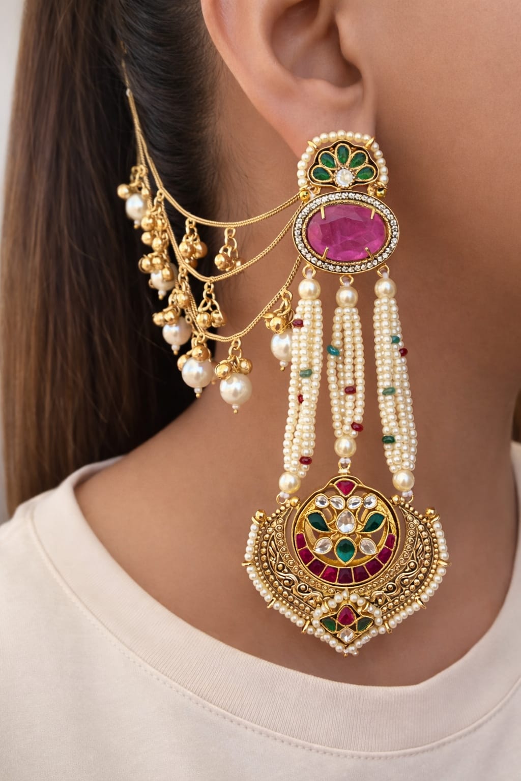 Trisha Earrings- Pink
